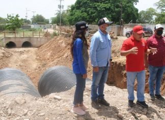 Supervisan obras que ejecutan para mejorar servicios en el municipio Torres