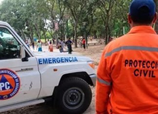 Activan sistema de gestión de riesgo de Protección Civil por intensas lluvias en Lara