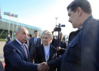 Maduro en Azerbaiyán indica convenios suscritos en gira recuperarán la economía
