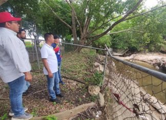 Ministerio de Obras Públicas inspeccionó sectores afectados por lluvias en Palavecino