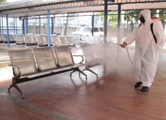 Realizan jornada de desinfección en el Hospital Dr. Juan Daza Pereira de Barquisimeto