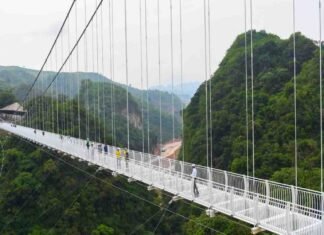 Puente de cristal más largo del mundo