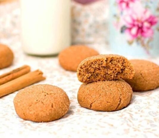 Receta de galletas de canela
