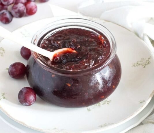 Receta de mermelada de uva