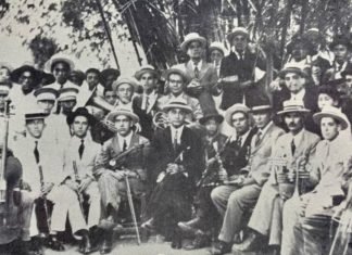 La Mavare en la inauguración del alumbrado de El Tocuyo