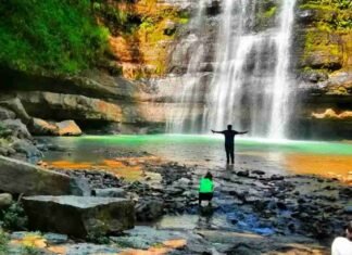 La imponente cascada El Silencio