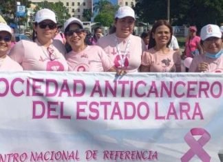 Realizaron caminata y pesquisa de cáncer de mamas a 200 pacientes en Sociedad Anticancerosa de Lara