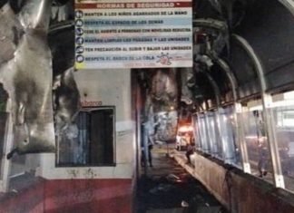 Investigan causas del incendio en la parada «Variquisimeto» de Transbarca