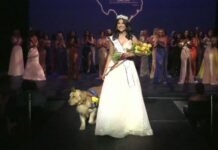 Joven gana concurso de belleza junto a su perro