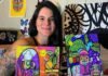 Venezolana utiliza su arte para ayudar a Aragua