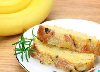 Torta esponjosa de cambur