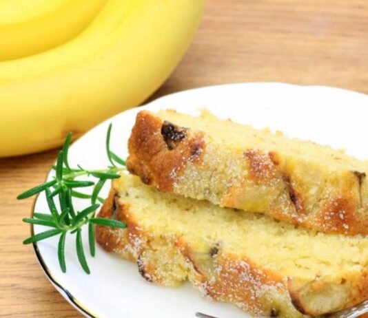 Torta esponjosa de cambur
