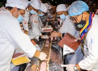 Elaboraron el pepito más grande del mundo en Barquisimeto