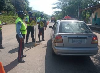 Realizan campaña de concientización para respeto señales de tránsito en Lara