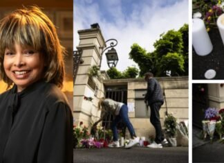 Fans de Tina Turner homenajean con flores y velas a la reina del rock