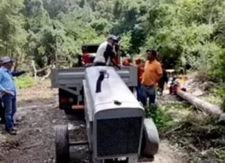 Inician reparación de dique-toma para beneficiar a comunidades en Agua Viva de Palavecino