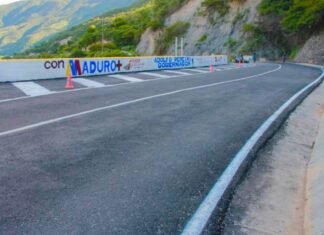 Reparan falla de borde en vía Barquisimeto-Río Claro