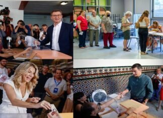 Participación en comicios españoles supera 40% en primeras horas