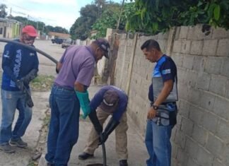 Ejecutan trabajos en aducción en el embalse de Los Quediches en el municipio Torres