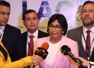 Delcy Rodríguez en clausura IX Cónclave Económico India-ALC: «Levantamiento de sanciones sería un acto de justicia»