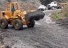 Invilara despeja las vías con trabajos de limpieza de sedimentos tras fuertes lluvias