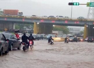Lluvias dejan anegaciones en varias zonas del país