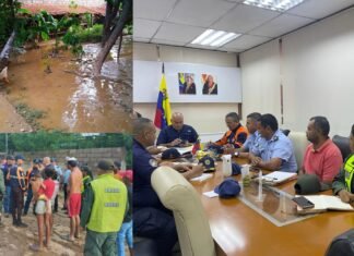 Instalan Sala Situacional para atender municipios Morán y Urdaneta por fuertes lluvias