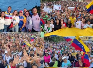 Realizaron gran marcha en apoyo al referéndum consultivo del #03Dic en Iribarren