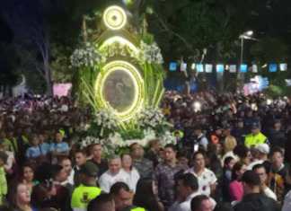 Culmina procesión 140 de la Virgen de Altagracia en Quibor