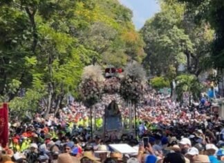 Gobernador Pereira: «Más de 2 Millones 700 Mil personas asistieron a la procesión 166 de la Divina Pastora»