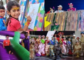 Celebran con actividades especiales para los más pequeños en El Obelisco los Carnavales 2024