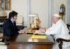 Milei abordó en el Vaticano su programa para enfrentar crisis económica