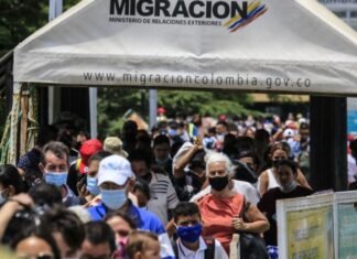 Migración venezolana en Colombia disminuyó en 2023 por primera vez en una década