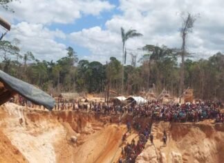 Evacúan a casi 400 personas de la mina Bulla Loca en el estado Bolívar