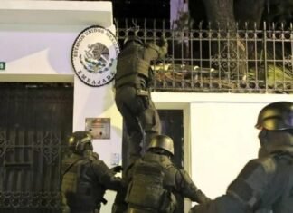 Venezuela calificó como un acto de barbarie asalto a embajada de México en Ecuador