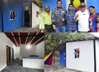 Entregan viviendas a 5 familias en el municipio Crespo de Lara