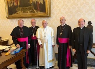 Papa Francisco recibe en audiencia a los obispos de la CEV