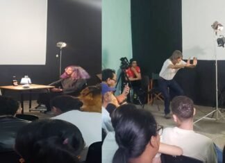 Imparten taller de fotografía a estudiantes de Unearte