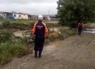 Desplegado Protección Civil por llegada de las precipitaciones en Lara
