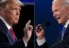 Biden y Trump se citan para este jueves a un debate histórico