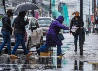 Se esperan lluvias este miércoles 26 de junio, principalmente en horas de la tarde
