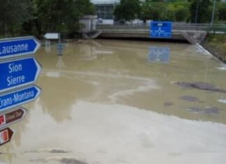 Presidenta suiza visita zonas afectadas por inundaciones con al menos 4 muertos