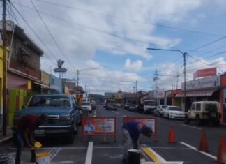 Realizaron mantenimiento vial en la Avenida Carabobo de Barquisimeto