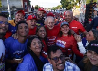 Cabello de visita en Lara insta a defender los votos de cara a elecciones del 28 de julio