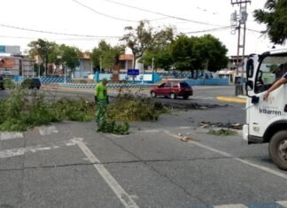 Imaubar activa plan especial de recolección de escombros en la vialidad de Iribarren