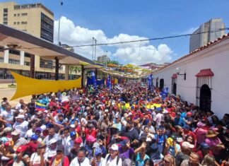 Marcha en Iribarren del PSUV considerada una de las más concurridas en el país