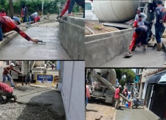 Invierten más de 12 Millones Bs en Plan de Infraestructura Social en la construcción de aceras en Iribarren