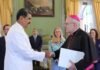 Nicolás Maduro recibió cartas credenciales del nuncio apostólico de la Santa Sede