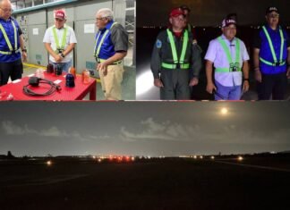 Rehabilitaron iluminación en la pista del Aeropuerto Internacional Jacinto Lara