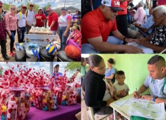 Entregaron 100 ayudas sociales y técnicas en El Momonal del municipio Torres